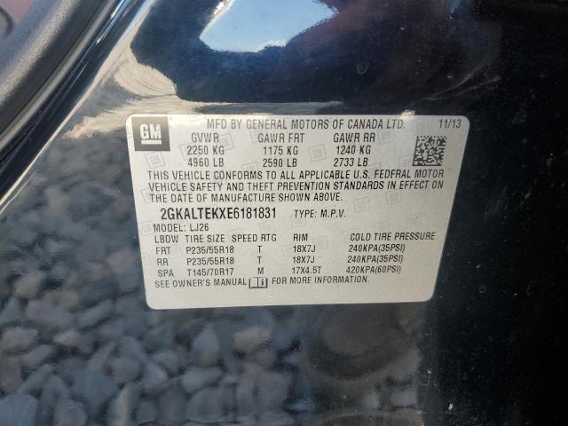 2014 GMC TERRAIN SLT - 2GKALTEKXE6181831