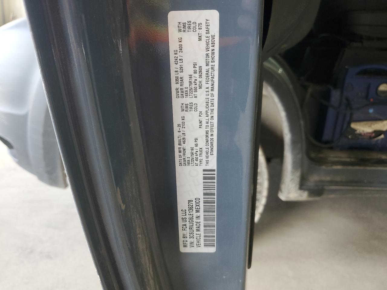 RAM PROMASTER 3500 HIGH