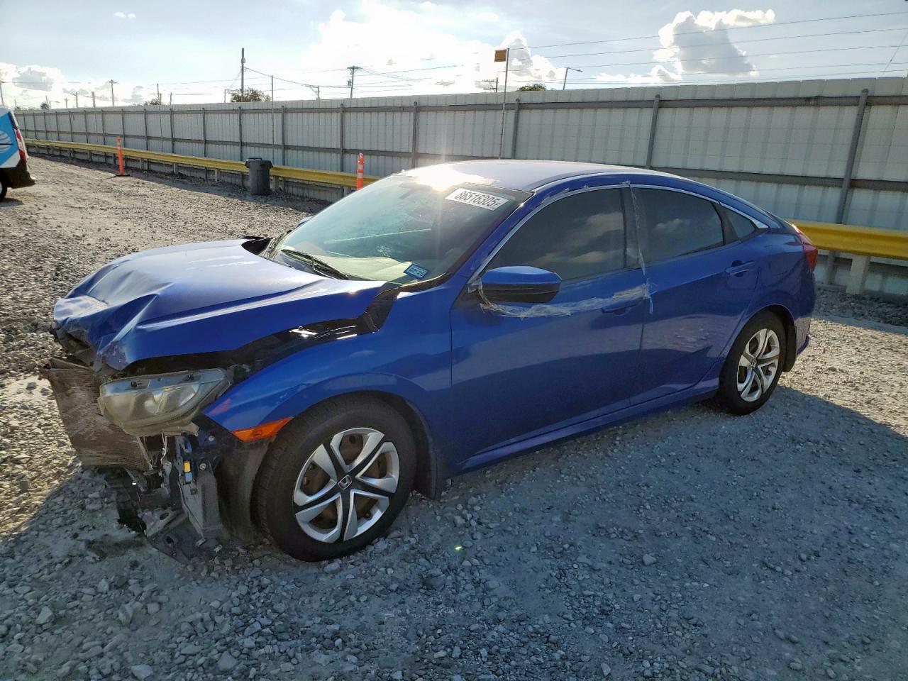 Lot #3309724870 2017 HONDA CIVIC LX