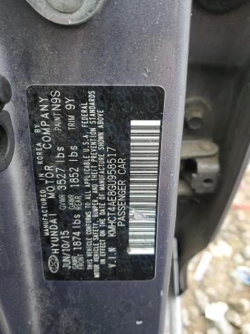 2016 HYUNDAI ACCENT SE #3279501303