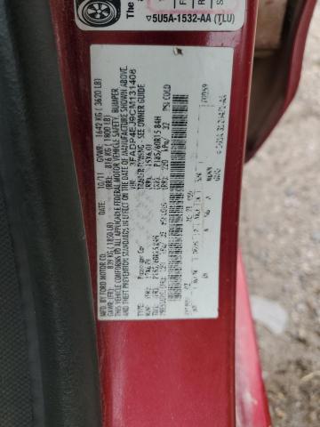 2012 FORD FIESTA SE - 3FADP4EJ9CM131408