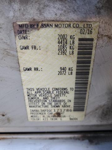 2016 NISSAN ALTIMA 3.5SL 1N4BL3AP1GC171786