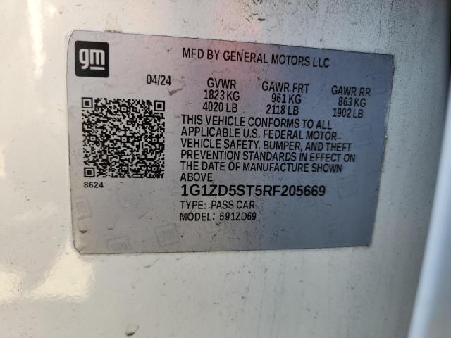 2024 CHEVROLET MALIBU LT - 1G1ZD5ST5RF205669