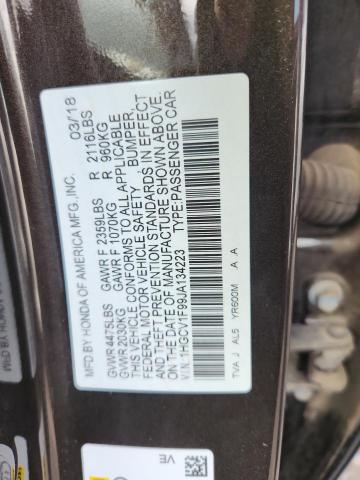 2018 HONDA ACCORD TOU - 1HGCV1F99JA134223