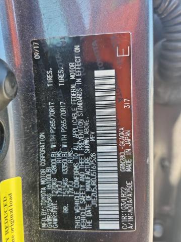 2018 TOYOTA 4RUNNER SR5 JTEZU5JR0J5167528