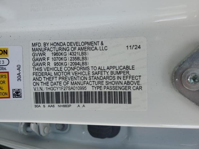 2025 HONDA ACCORD LX #3280275954