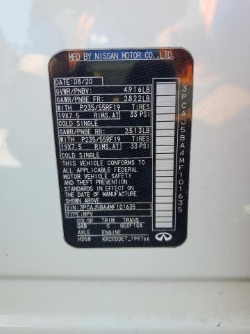 2021 INFINITI QX50 LUXE - 3PCAJ5BA4MF101635