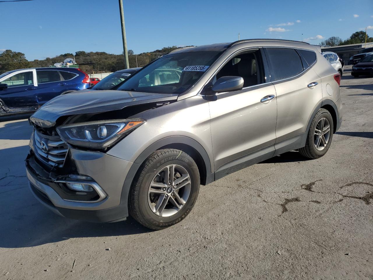 Lot #3302824919 2017 HYUNDAI SANTA FE S