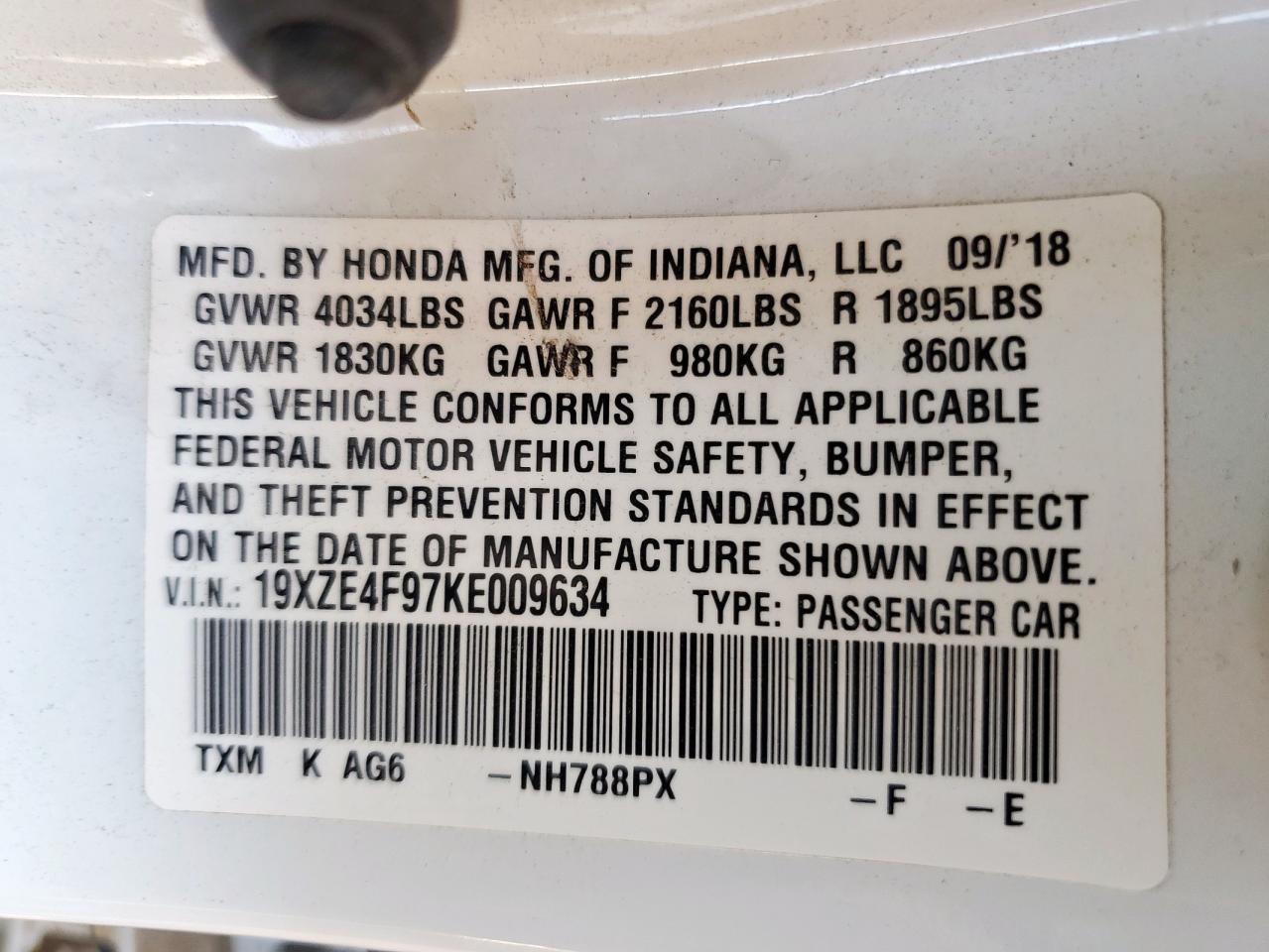 HONDA INSIGHT TOURING