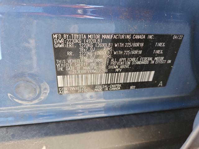 2022 TOYOTA RAV4 XSE - 2T3E6RFVXNW035286