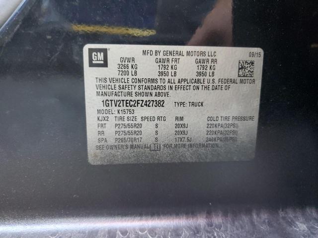 2015 GMC SIERRA K1500 1GTV2TEC2FZ427382
