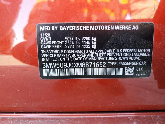 2021 BMW M340XI - 3MW5U9J0XM8B71652