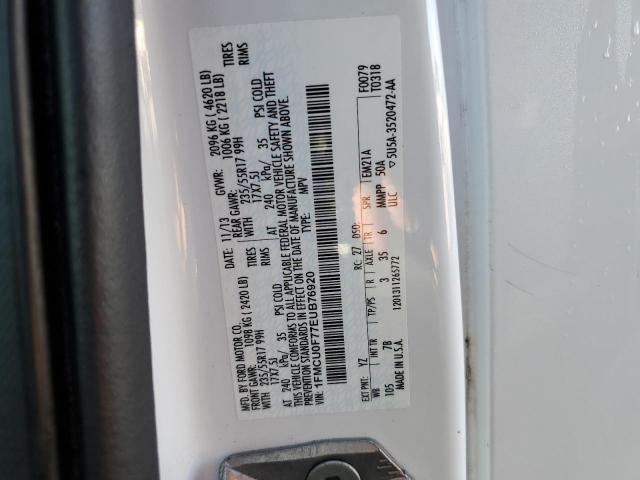 2014 FORD ESCAPE S - 1FMCU0F77EUB76920