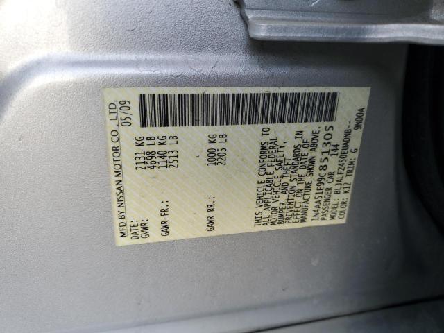 2009 NISSAN MAXIMA S #3291209957