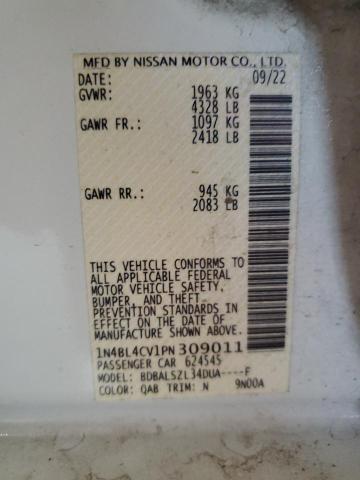 2023 NISSAN ALTIMA SR #3296245455