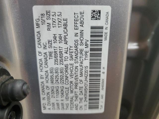 2018 HONDA CR-V LX - 2HKRW5H31JH423515