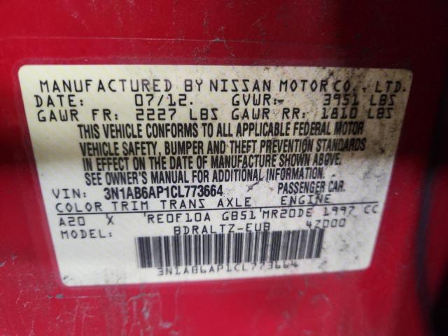 2012 NISSAN SENTRA 2.0 - 3N1AB6AP1CL773664