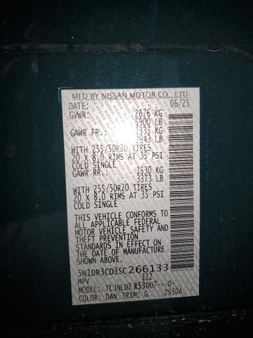 2025 NISSAN PATHFINDER 5N1DR3CD3SC266133
