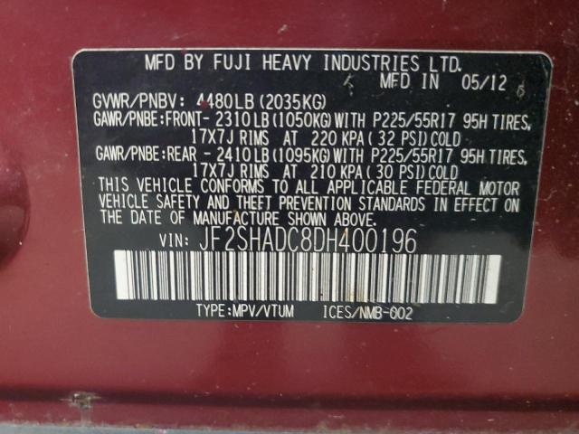 2013 SUBARU FORESTER 2 #3263914105