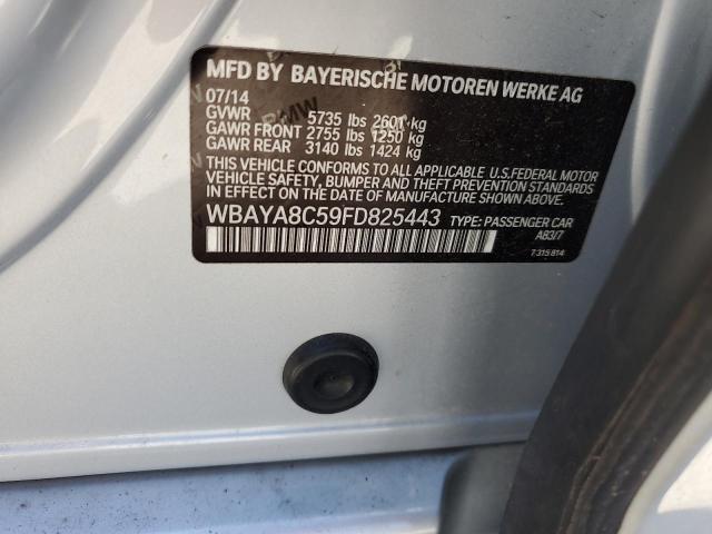 2015 BMW 750 I WBAYA8C59FD825443