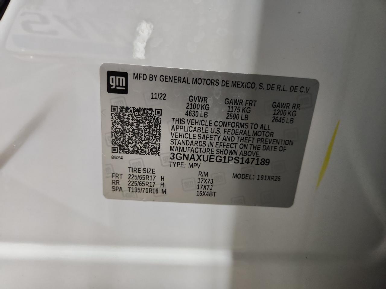 CHEVROLET EQUINOX LT