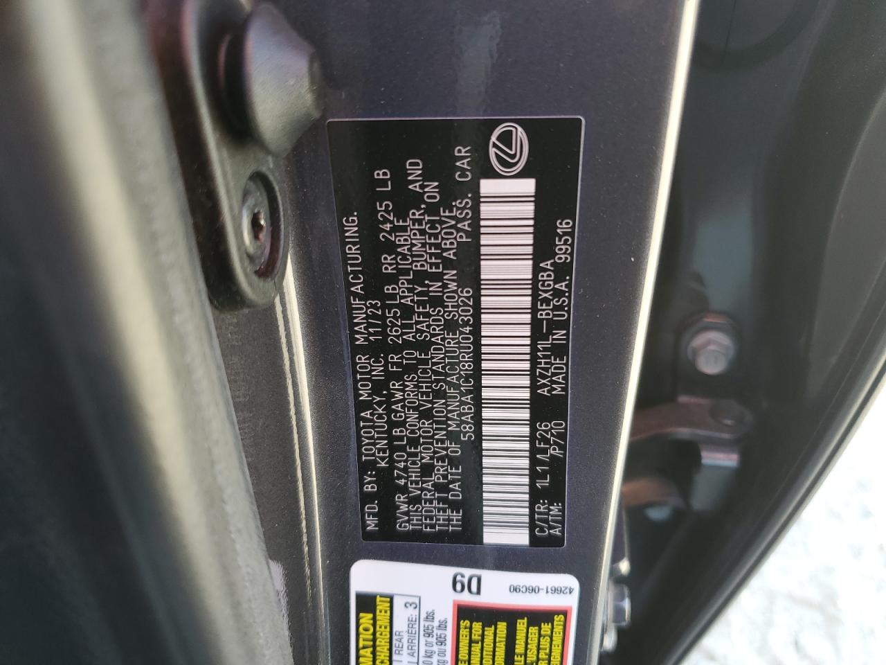 LEXUS ES 300H F SPORT HANDLING