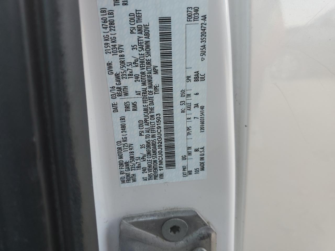 FORD ESCAPE TITANIUM