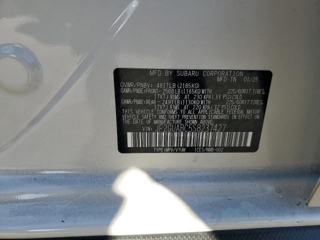 2025 SUBARU CROSSTREK #3298287023