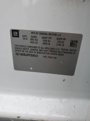 2015 CHEVROLET MALIBU LS 1G11A5SL6FF254512