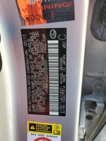 2013 LEXUS ES 300H - JTHBW1GG2D2025037