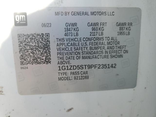 2023 CHEVROLET MALIBU LT - 1G1ZD5ST9PF235142