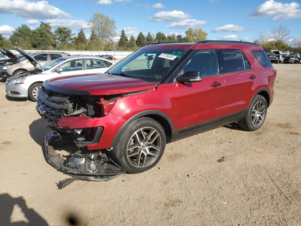 Lot #3294586042 2016 FORD EXPLORER S