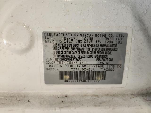 2017 NISSAN VERSA NOTE - 3N1CE2CP5HL377427