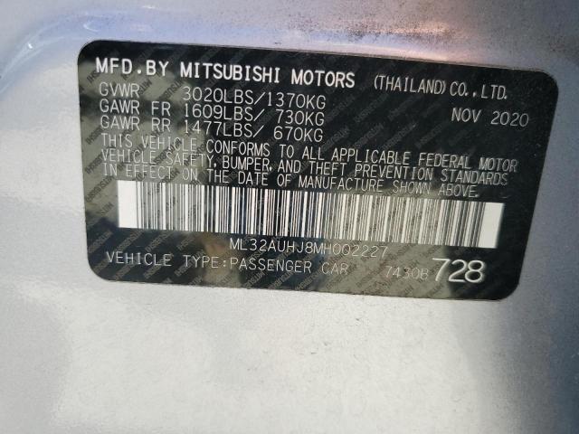 2021 MITSUBISHI MIRAGE ES #3294301883