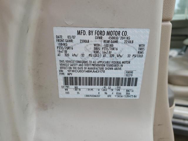 2008 FORD ESCAPE XLT #3283338956