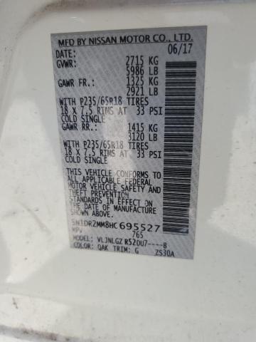 2017 NISSAN PATHFINDER #3302799000