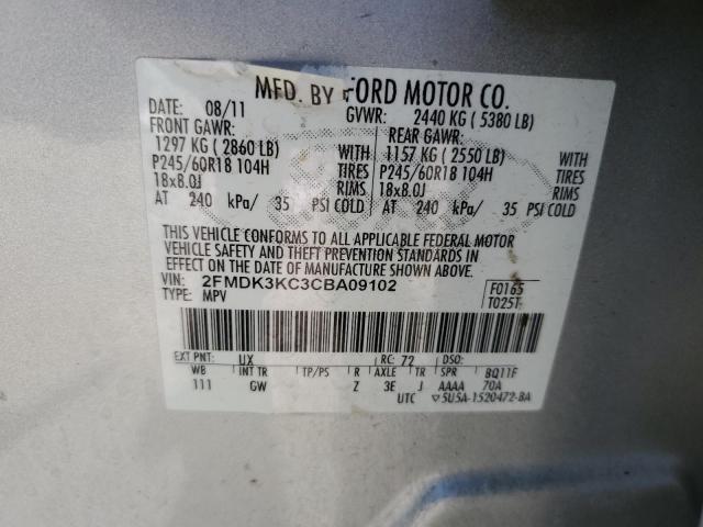 2012 FORD EDGE LIMIT #3309431967