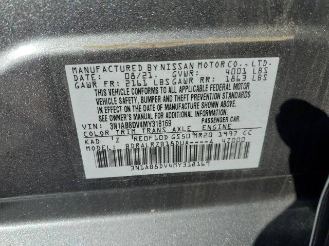 2021 NISSAN SENTRA SR 3N1AB8DV4MY318169