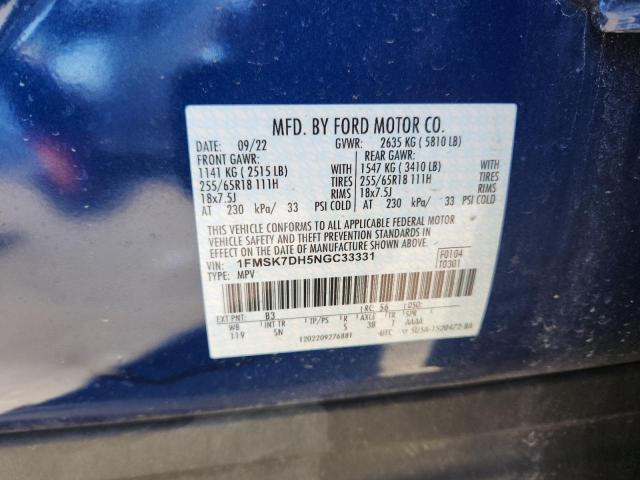 2022 FORD EXPLORER X #3279538277