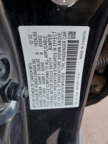 2021 HONDA CIVIC SPOR - 2HGFC2F81MH533956