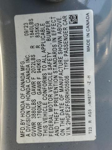 2024 HONDA CIVIC SPOR #3302798986