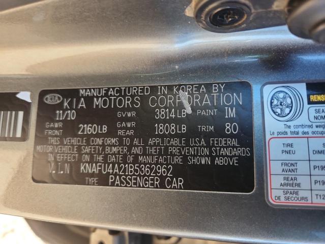 2011 KIA FORTE EX #3275624799