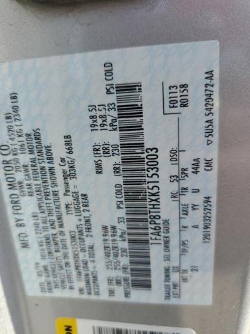 2019 FORD MUSTANG - 1FA6P8THXK5153003