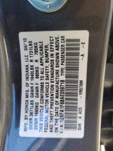 2010 HONDA CIVIC LX-S #3297913779