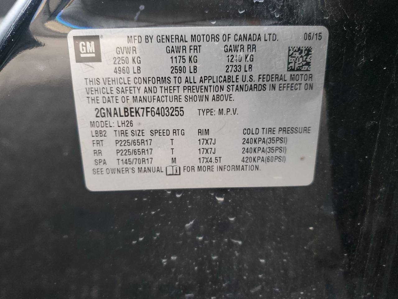 CHEVROLET EQUINOX LT