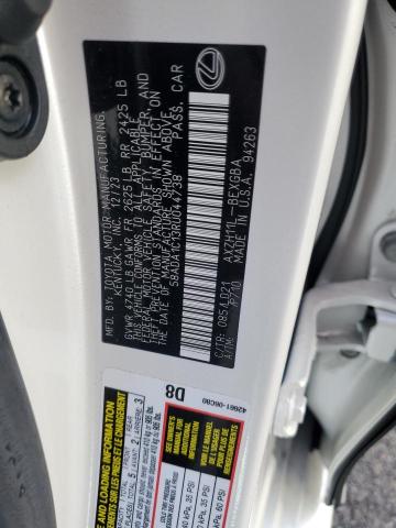 2024 LEXUS ES 300H BASE 58ADA1C13RU044738