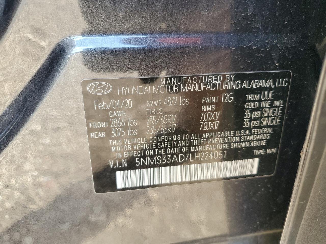 HYUNDAI SANTA FE SEL