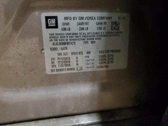 2015 BUICK ENCORE CONVENIENCE #3268909233