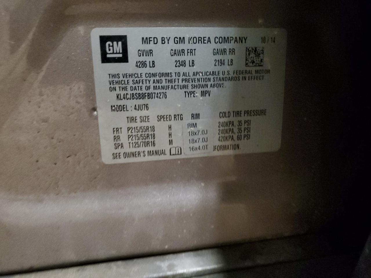 BUICK ENCORE CONVENIENCE