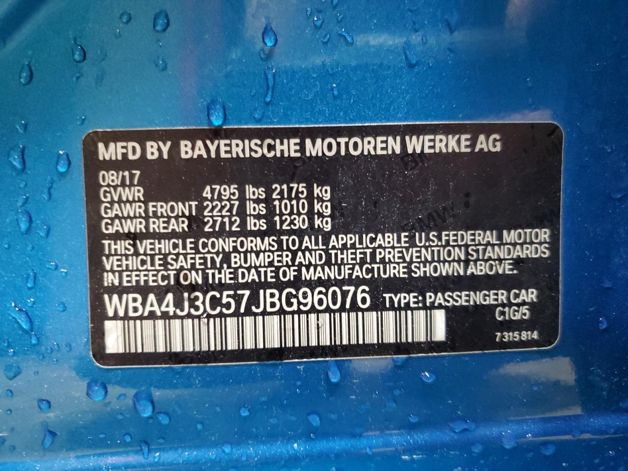 BMW 4 SERIES GRAN COUPE GRAN COUPE